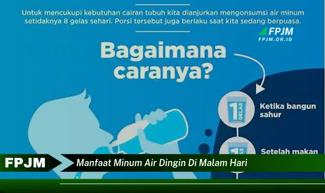 manfaat minum air dingin di malam hari manfaat minum air dingin di malam hari