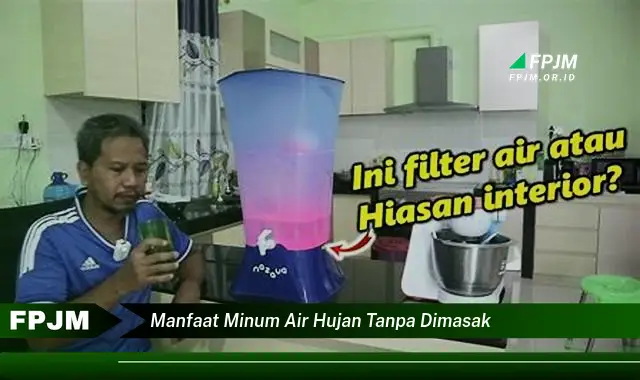 manfaat minum air hujan tanpa dimasak manfaat minum air hujan tanpa dimasak