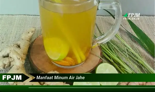 manfaat minum air jahe