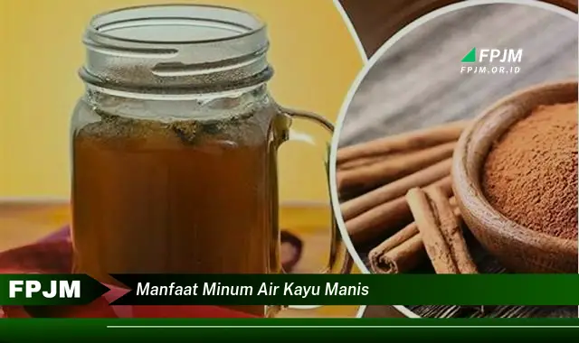 manfaat minum air kayu manis