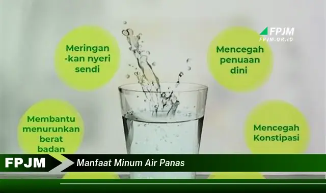 manfaat minum air panas