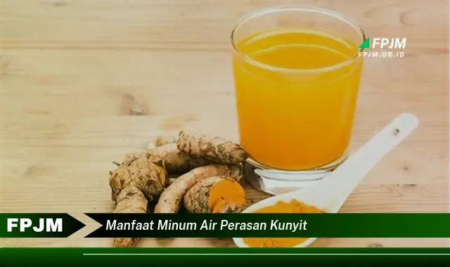 manfaat minum air perasan kunyit