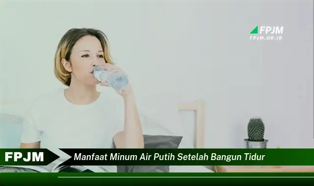 manfaat minum air putih setelah bangun tidur manfaat minum air putih setelah bangun tidur