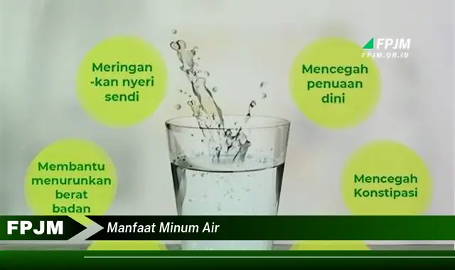 manfaat minum air