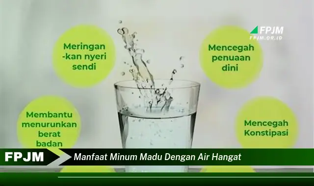 manfaat minum madu dengan air hangat