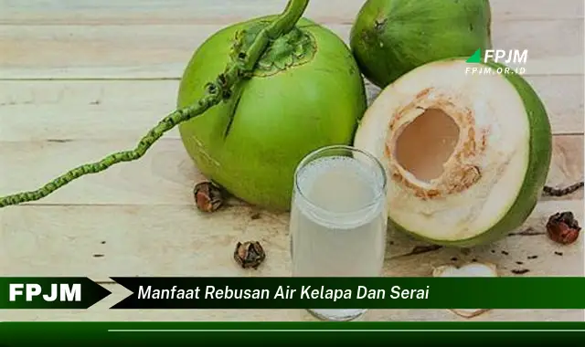 manfaat rebusan air kelapa dan serai