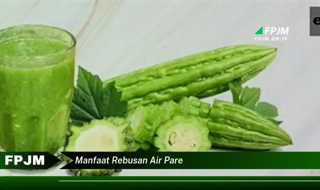 manfaat rebusan air pare