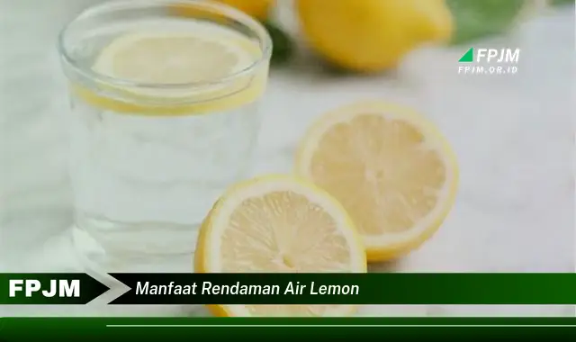 manfaat rendaman air lemon