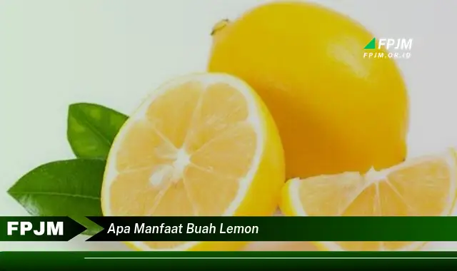 apa manfaat buah lemon