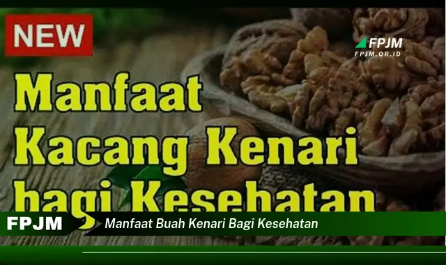 manfaat buah kenari bagi kesehatan