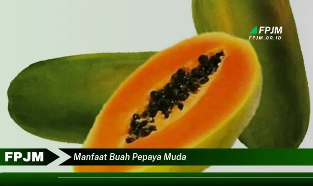 manfaat buah pepaya muda