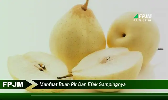 manfaat buah pir dan efek sampingnya
