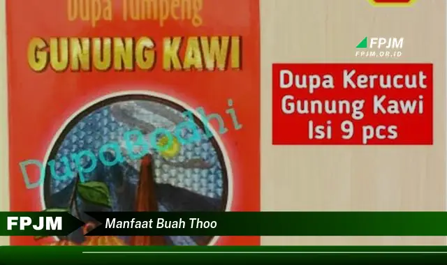 manfaat buah thoo