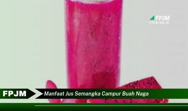 manfaat jus semangka campur buah naga