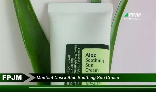 manfaat cosrx aloe soothing sun cream