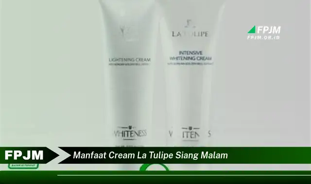manfaat cream la tulipe siang malam manfaat cream la tulipe siang malam