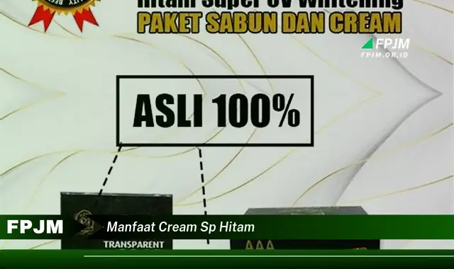 manfaat cream sp hitam