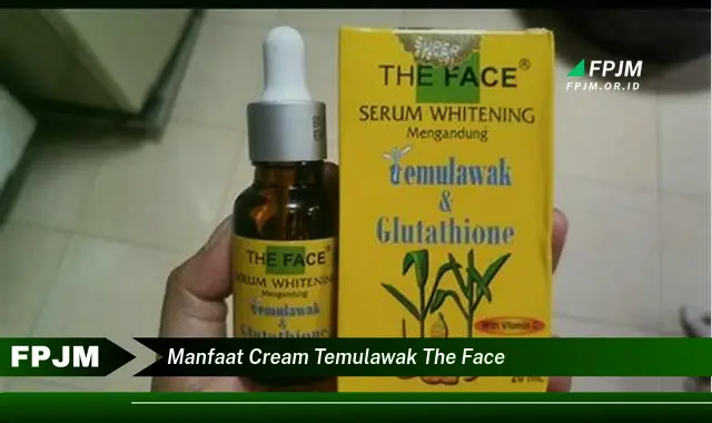 manfaat cream temulawak the face