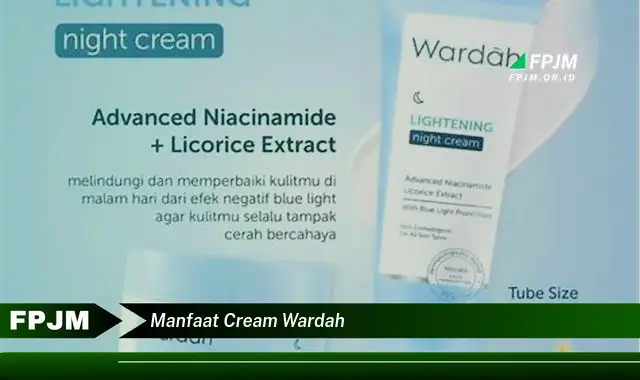 manfaat cream wardah