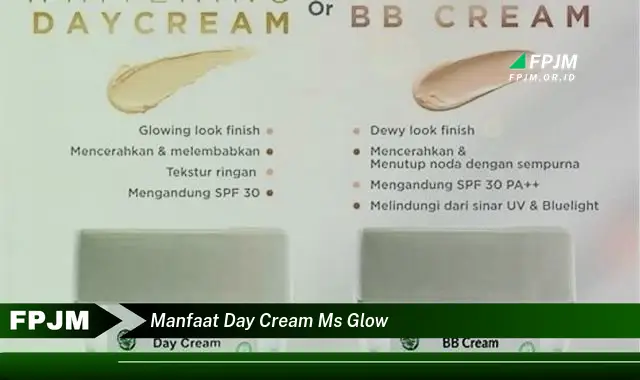 manfaat day cream ms glow