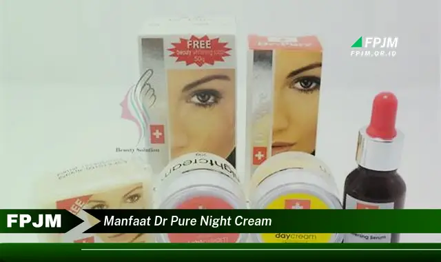 manfaat dr pure night cream