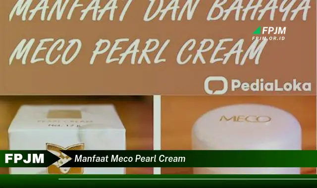 manfaat meco pearl cream