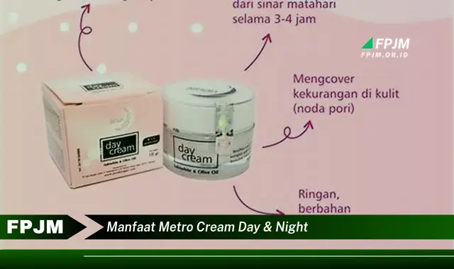 manfaat metro cream day & night