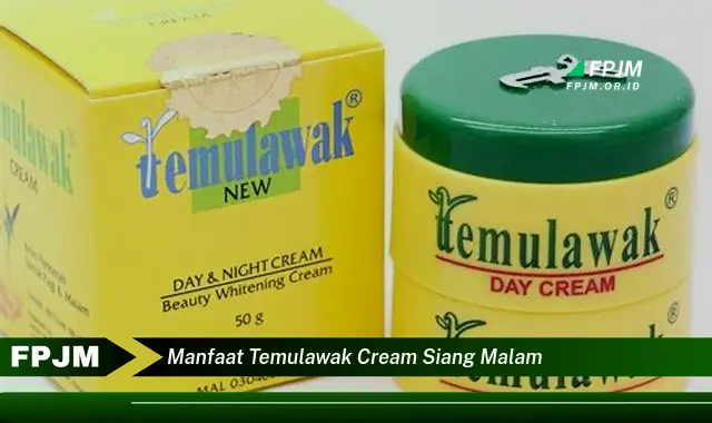 manfaat temulawak cream siang malam manfaat temulawak cream siang malam