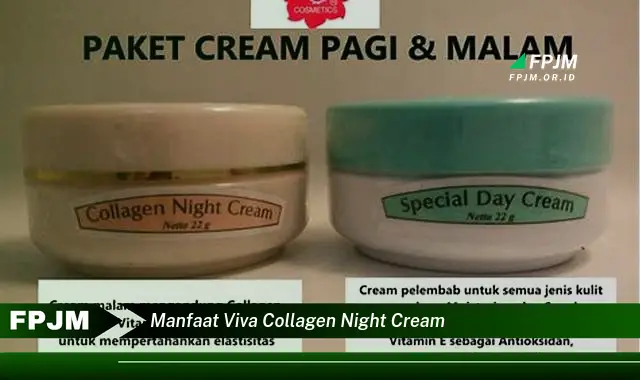 manfaat viva collagen night cream