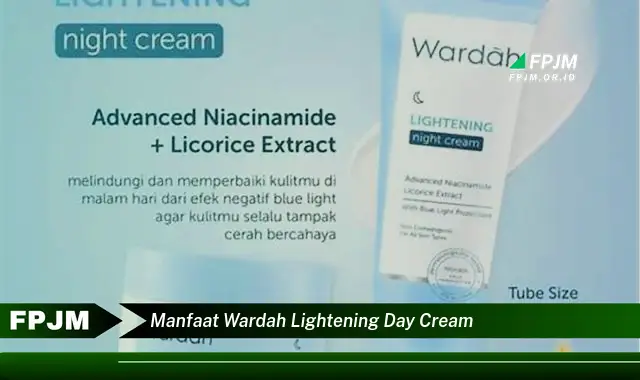 manfaat wardah lightening day cream
