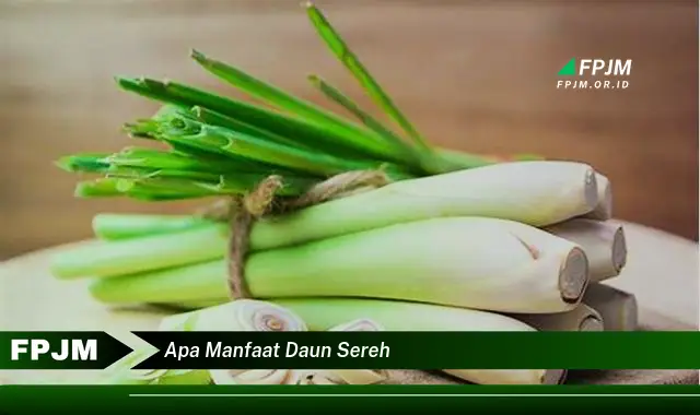 apa manfaat daun sereh