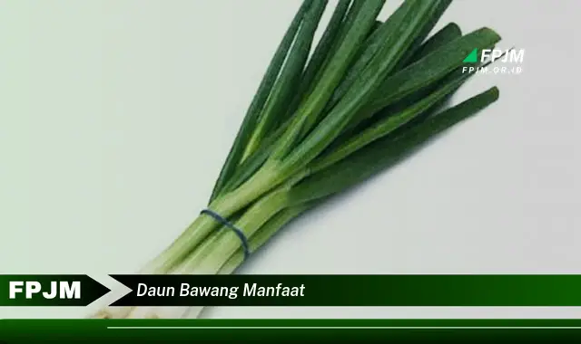 Ketahui 10 Manfaat Daun Bawang untuk Kesehatan Tubuh Anda