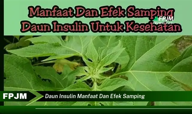 Ketahui 10 Manfaat Daun Insulin untuk Kesehatan dan Efek Samping yang Perlu Diwaspadai