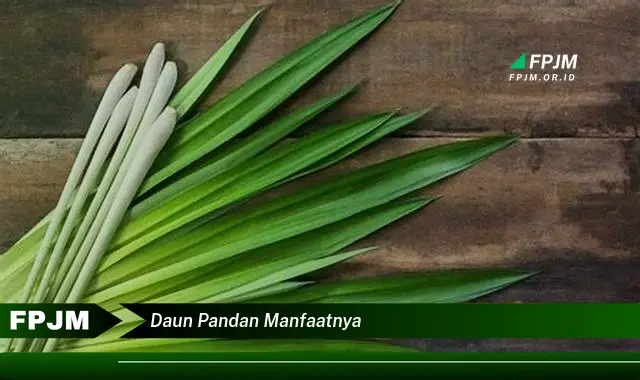 daun pandan manfaatnya