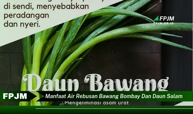 Ketahui 10 Manfaat Air Rebusan Bawang Bombay dan Daun Salam untuk Kesehatan Anda