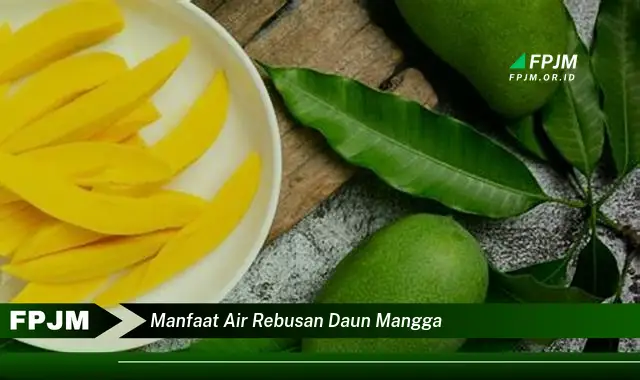 manfaat air rebusan daun mangga