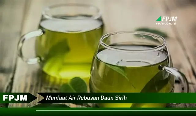 manfaat air rebusan daun sirih