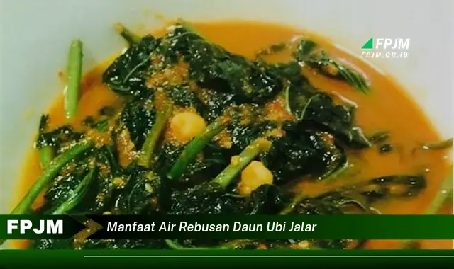 manfaat air rebusan daun ubi jalar