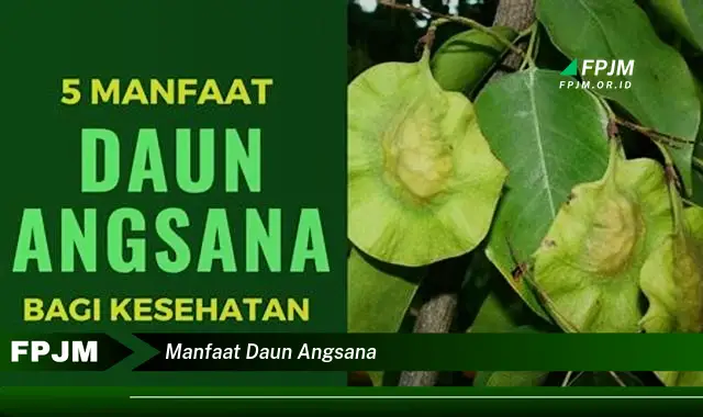 manfaat daun angsana