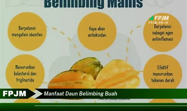 manfaat daun belimbing buah