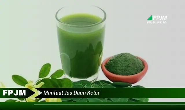 manfaat jus daun kelor