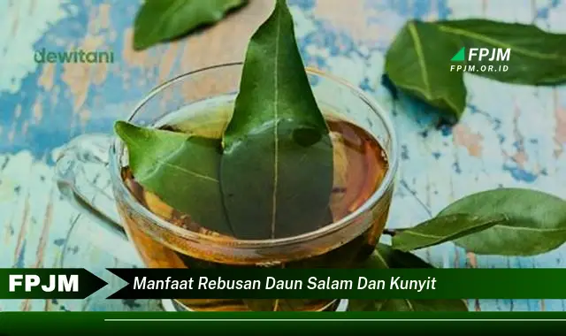 manfaat rebusan daun salam dan kunyit