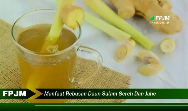 manfaat rebusan daun salam sereh dan jahe