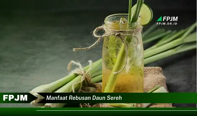 manfaat rebusan daun sereh