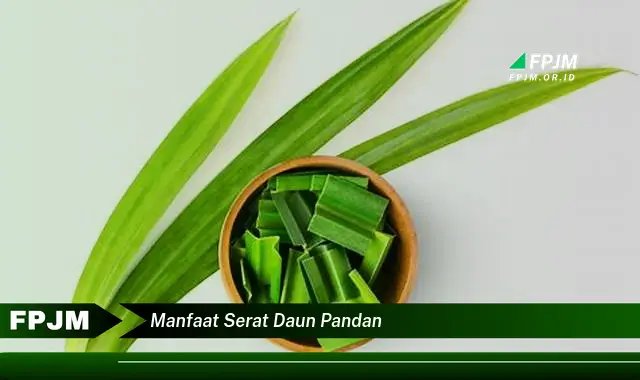 manfaat serat daun pandan