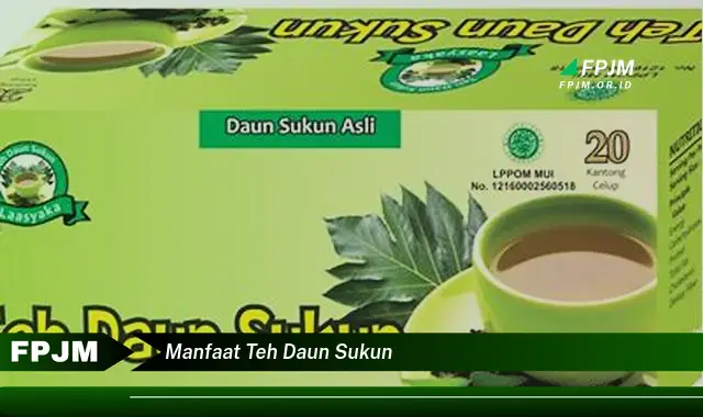 manfaat teh daun sukun