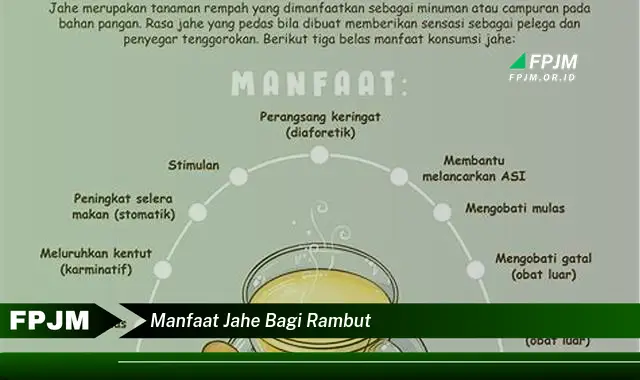 manfaat jahe bagi rambut manfaat jahe bagi rambut