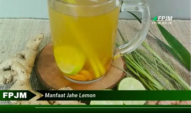 manfaat jahe lemon