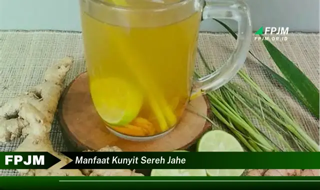 manfaat kunyit sereh jahe