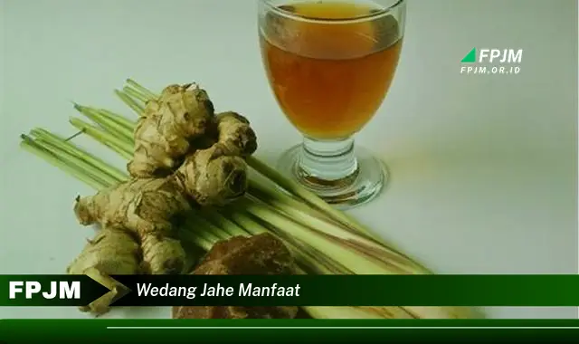 wedang jahe manfaat